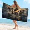 T-The L-Lords Of The R-Rings Microfiber Blanket Quick Drying Beach Towels Oversized Printing Super Absorbent Pool Towel Blanket