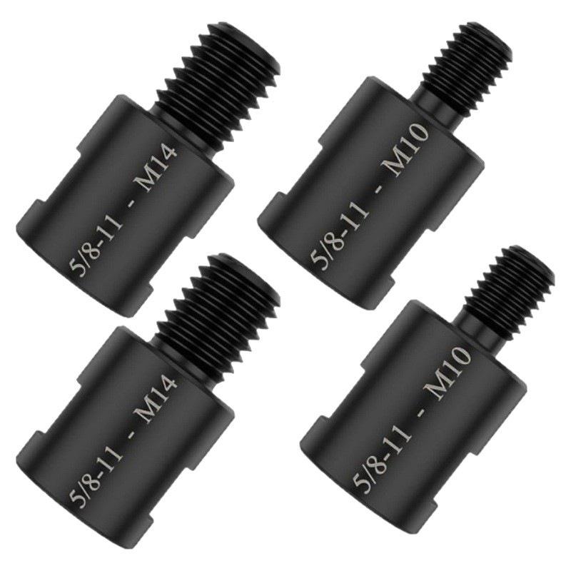 M10 To M14 Angle Grinder Adapter, Cross Drill Hole Opener Conversion Rod, 5/8-11 American Thread