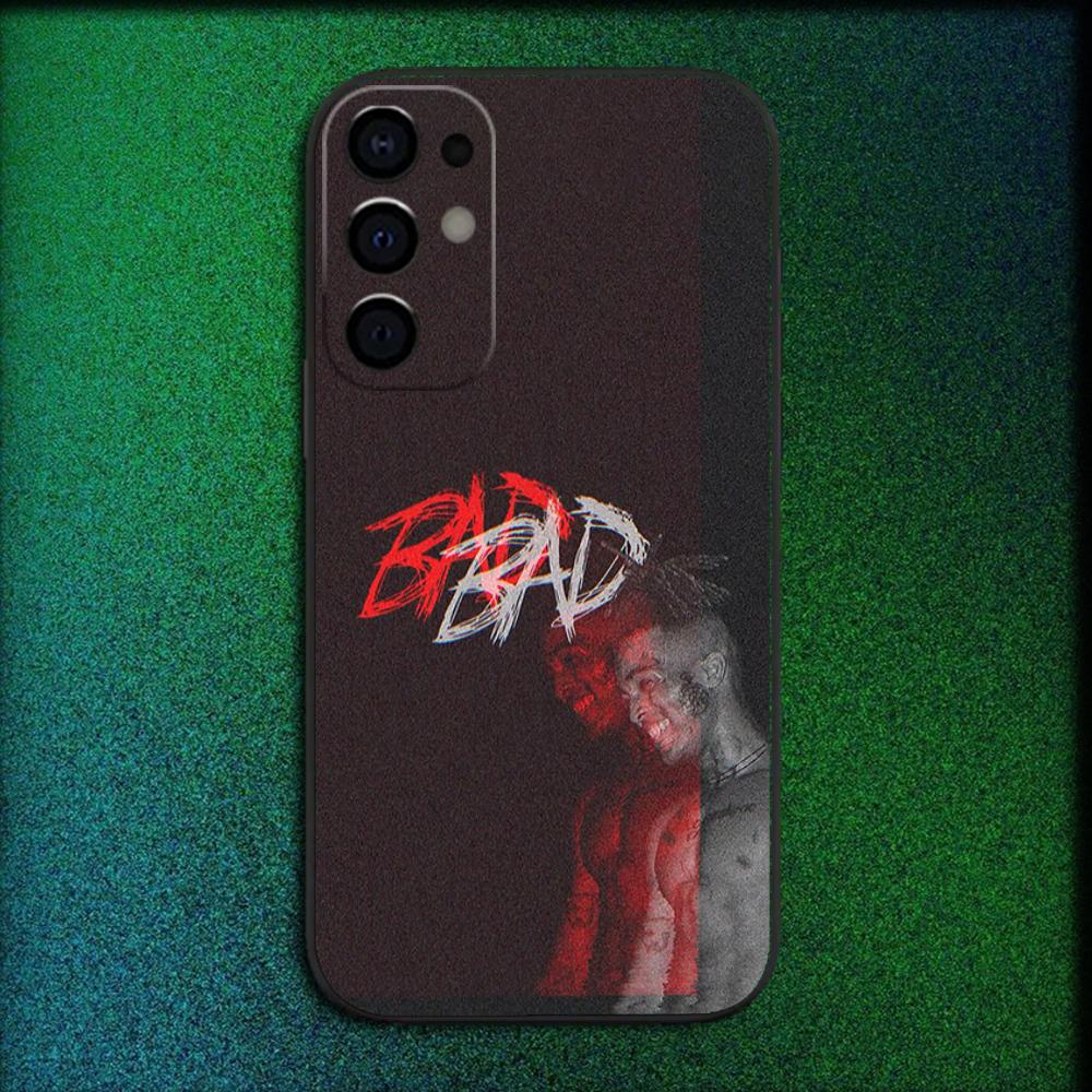 Rapper X-XXXTentacionS Phone Case For Samsung S25,S24,S21,S22,S23,S30,Ultra,S20,Plus,Fe,Lite,Note,10,9,5G Black Cover