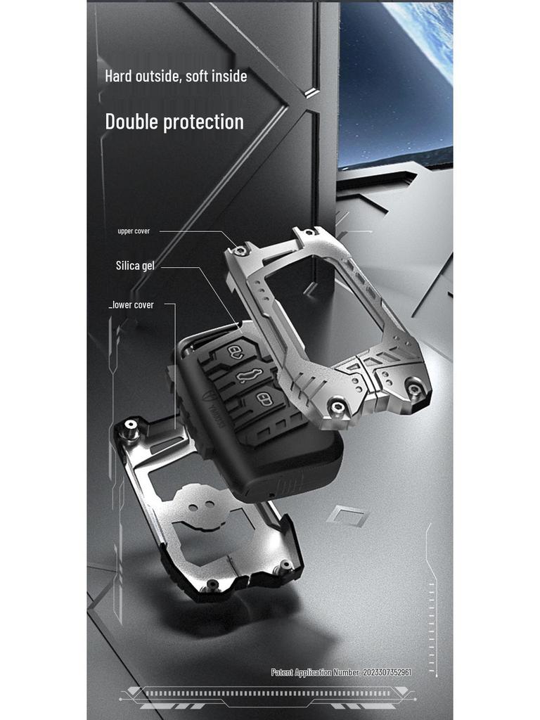 Car Key Case for Volkswagen Sagitar, Passat, and Lavida - Protective Shell and Buckle