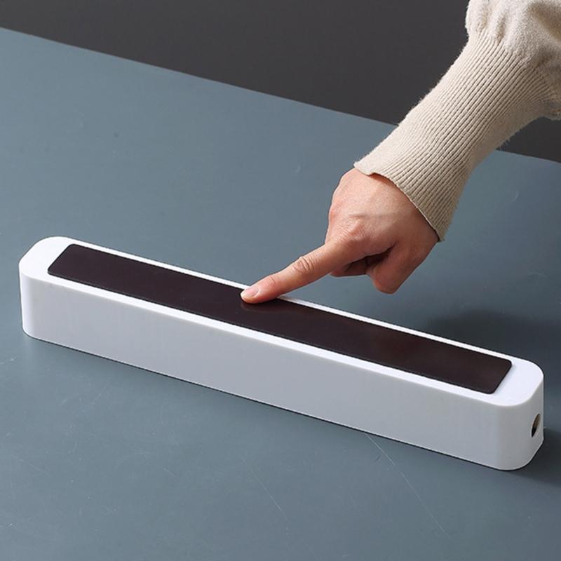 Magnetic Cling Film And Aluminum Foil Dispenser Plastic Food Wrap Cutter Refillable Baking Paper Cutter Kitchen Tool
