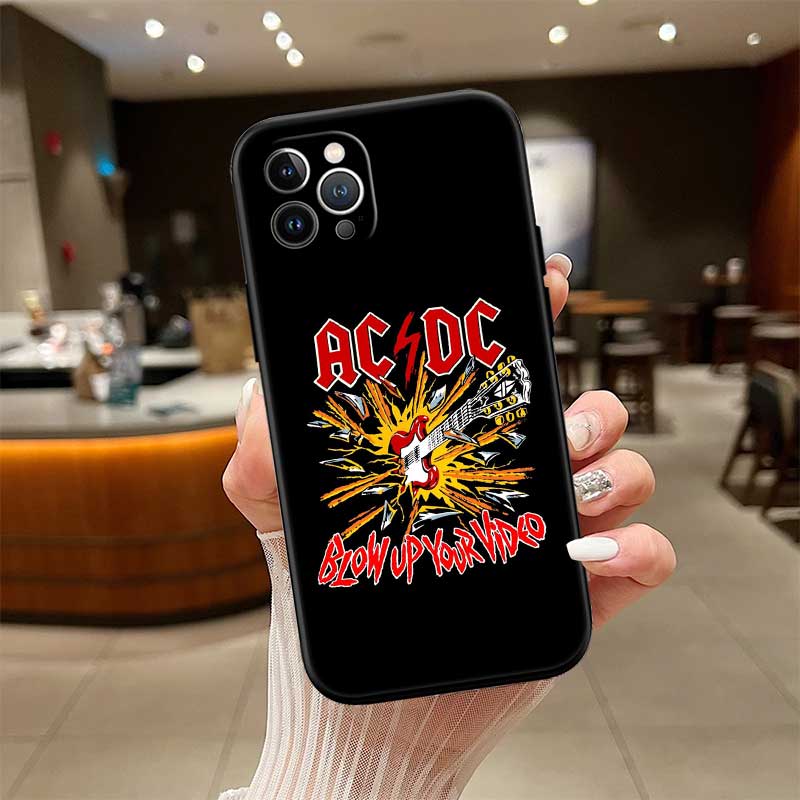 RE1 A-acdc New High-End Shell Phone Case for iPhone SE X XS XR 16E 17 11 Pro Max 8 7 6 6s Plus Air
