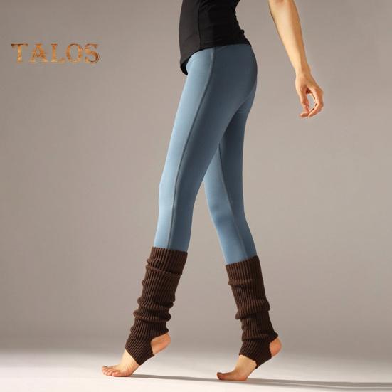 1 Pair Winter Calf Covers Knitted Elastic Keep Warm Anti-slip Thickened Leg Warmers Japanese Style Legwear Cold Weather Piled Socks