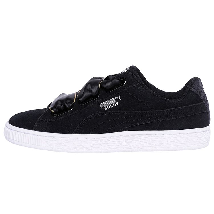 

Кроссовки Puma Suede Heart Galaxy Черные женские серебряные 369232-03
