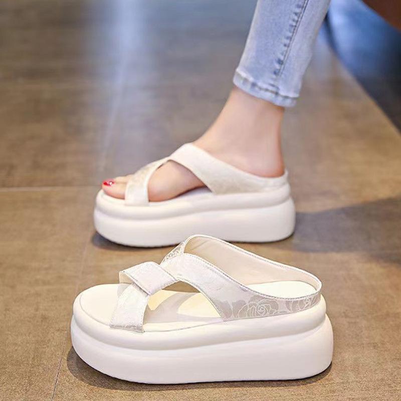 Sandals, Thick-soled Shoes, Heightening Shoes, Slippers, Women's Shoes
