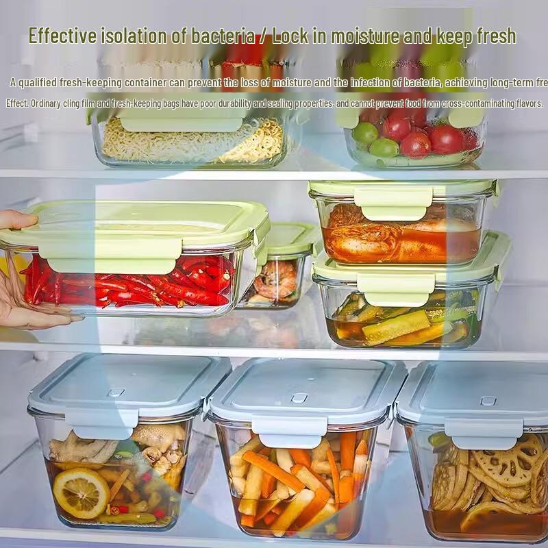 ZISIZ Glass Food Storage Container