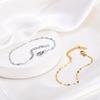 Vnox 2mm Thin Women Stackable Chain Bracelets, Stainless Steel Metal Links Bracelets, Dainty Fashion Jewelry
