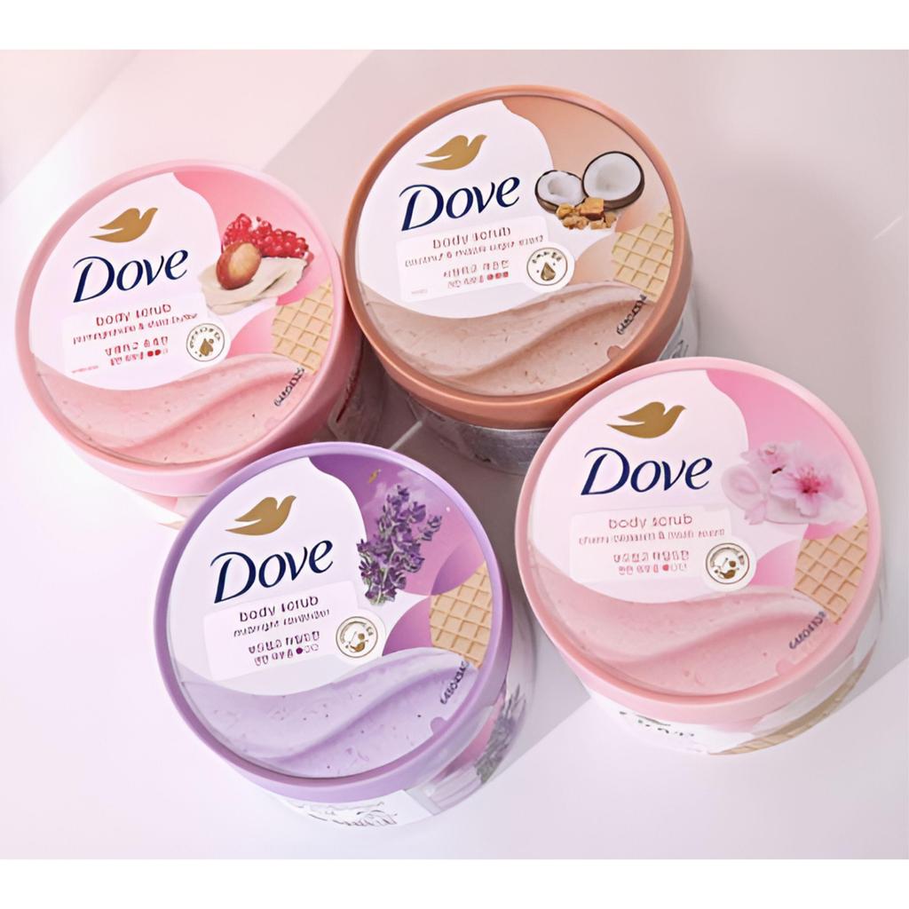 Dove tělový peeling 298 g (4 typy)