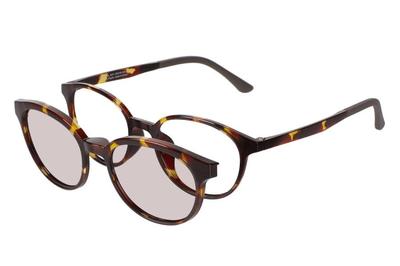 Zoff NIGHT DAY Eyeglasses Sunglasses with UV Prescription and Design for Men and & Boston-Style 2-Way (Brown Demi-Pattern) - Web-Exclusive