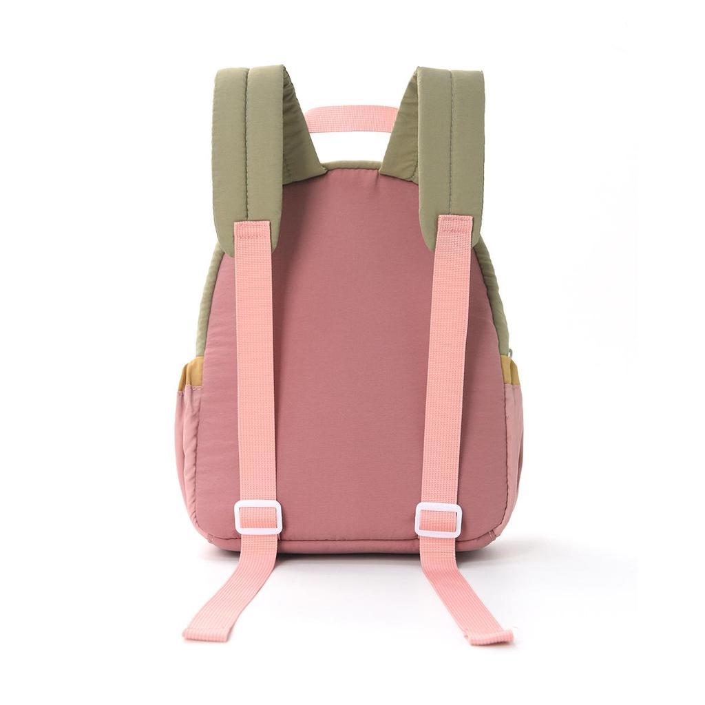 Colorful Cute Apple Embroidery Kid's Backpack: Mini Travel Kindergarten Bag