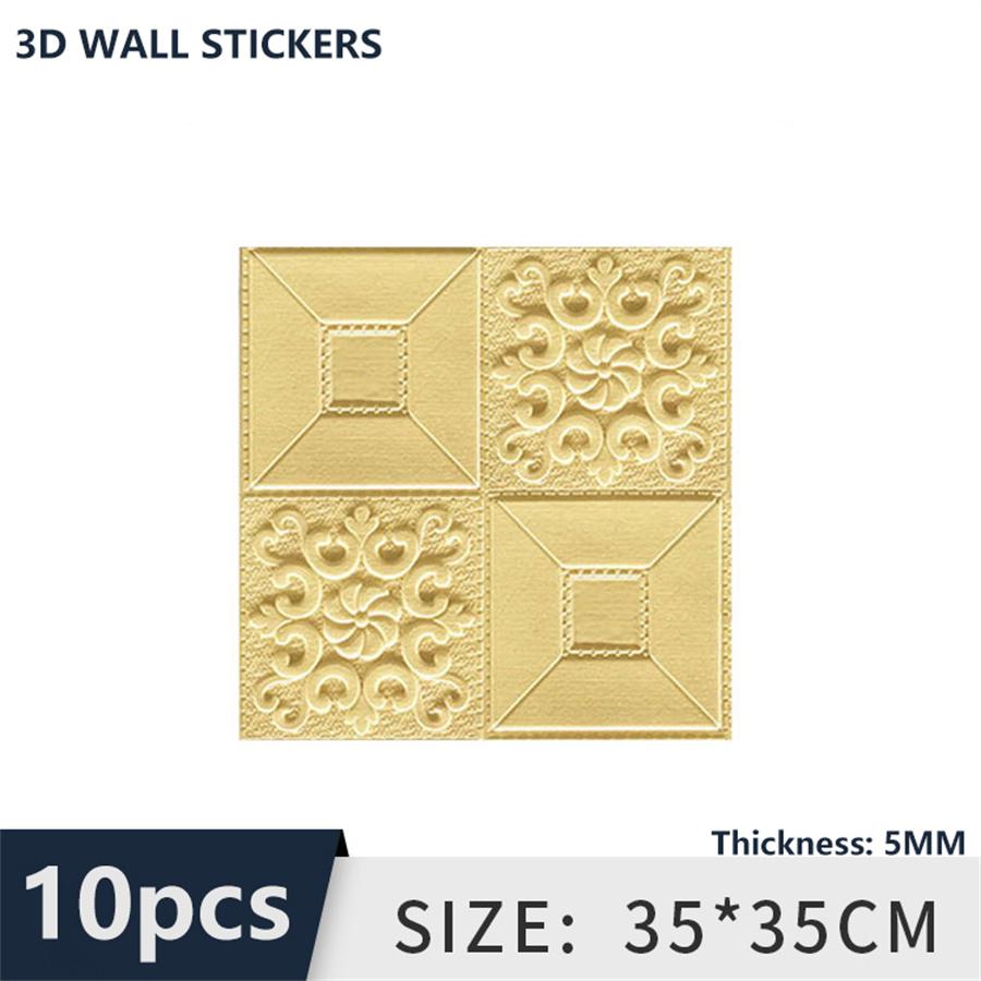 10Pcs 35cmx35cm Self-adhesive simulation brick 5MM wall sticker home decor Ceiling Panel Roof3D wallpaper TV background decor