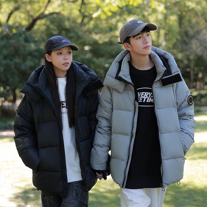 Unisex Hooded Loose Fit Puffer Jacket S