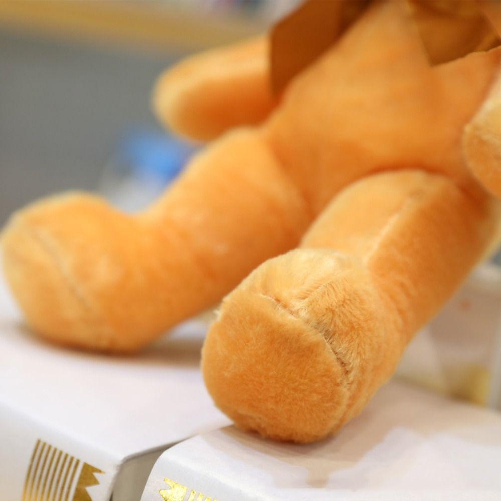 Sleeping Back Cushion Bear Stuffed Toys Stuffed Animal Silk Bowtie Bear Plush Toys Bear Plush Toys