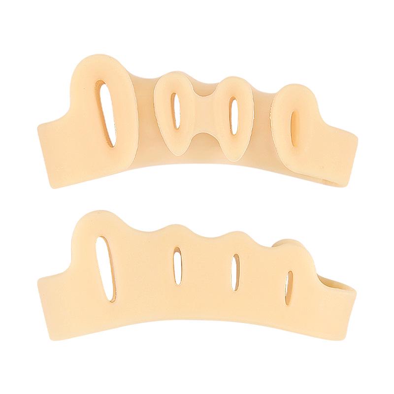 CrossFive Toe Separator: Soft Bunion & Overlapping Toe Corrector One Size