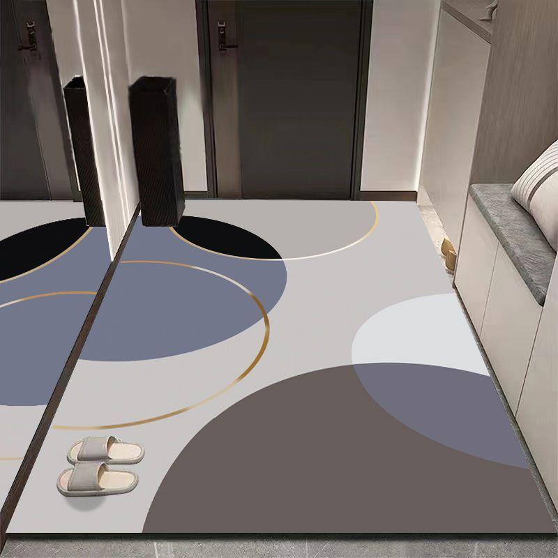 VIKAMA Velvet Carpet Kitchen Floor Mat Anti-Slip, Water-Absorbing Oil-Proof Quick-Drying Bathroom And Toilet Crystal Home Decor