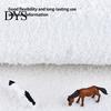 Bedroom Floor Mat Solid Color Plush Dry Feet Tiles Rug Tear-resistant Protective Square Washable Puzzle Living Room