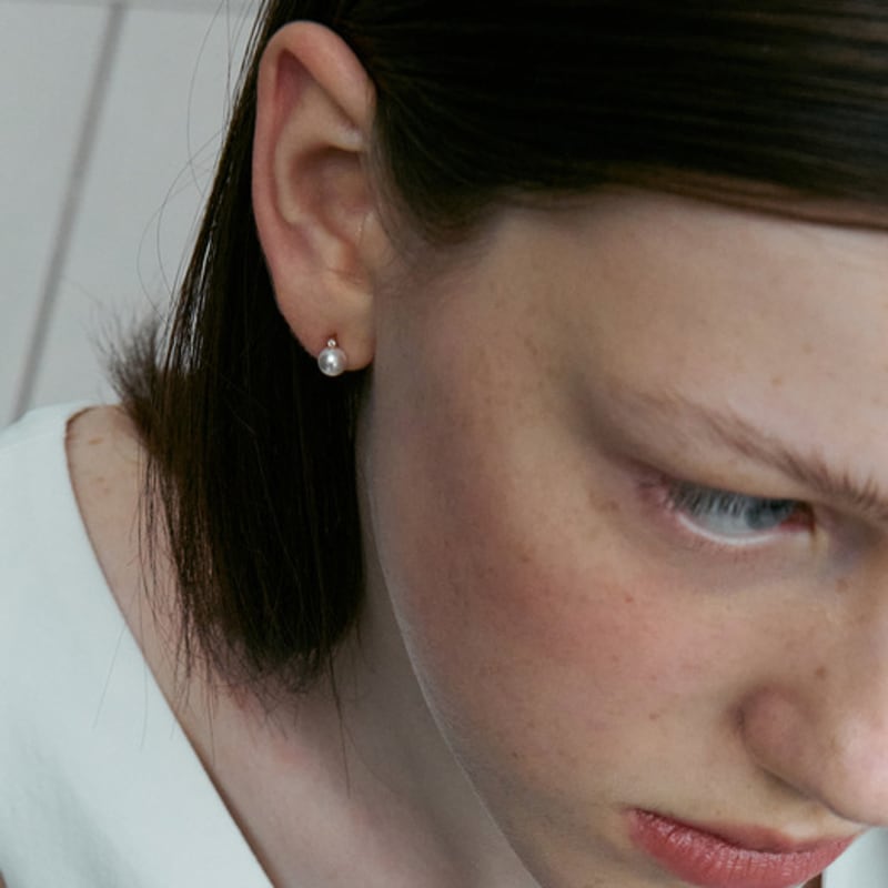 

VINTAGE HOLLYWOOD [14k Gold] Antique Pearl Earrings_VH2533EA502M 14K Yellow Gold