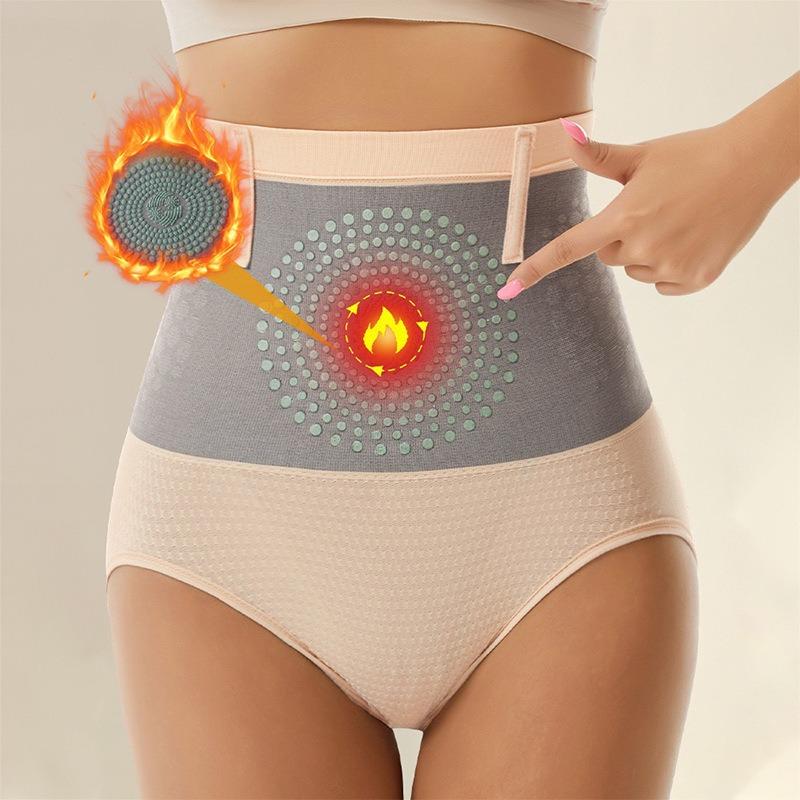 Mutandine Calde Senza Cuciture a Vita Alta Modellanti Pancia Post-Partum Shapewear Taglie Forti con Cintura Solleva Fianchi Biancheria Intima Antiscivolo