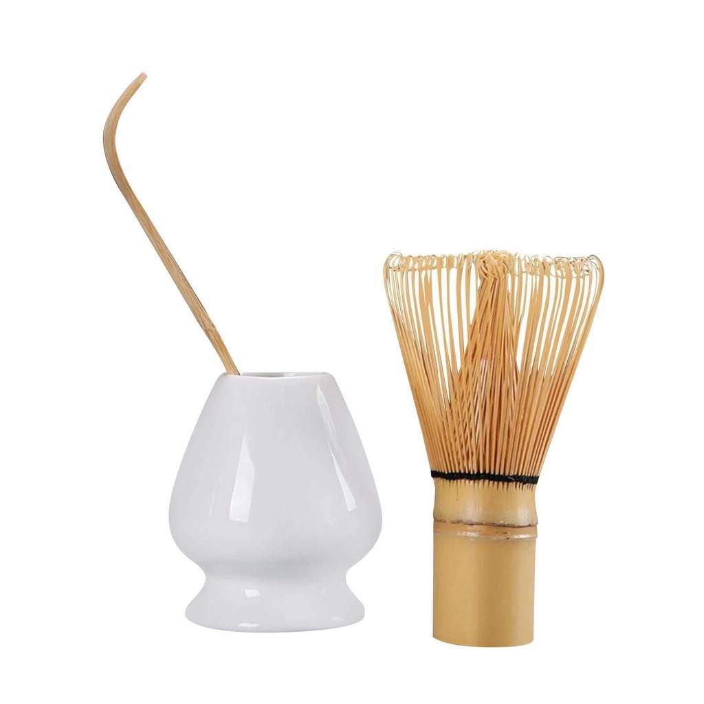 3/4pcs Matcha Set Bamboo Whisk Scoop Ceramic Matcha Bowl Home Tea-making Tools Accessories Matcha Tea Set Birthday Gifts