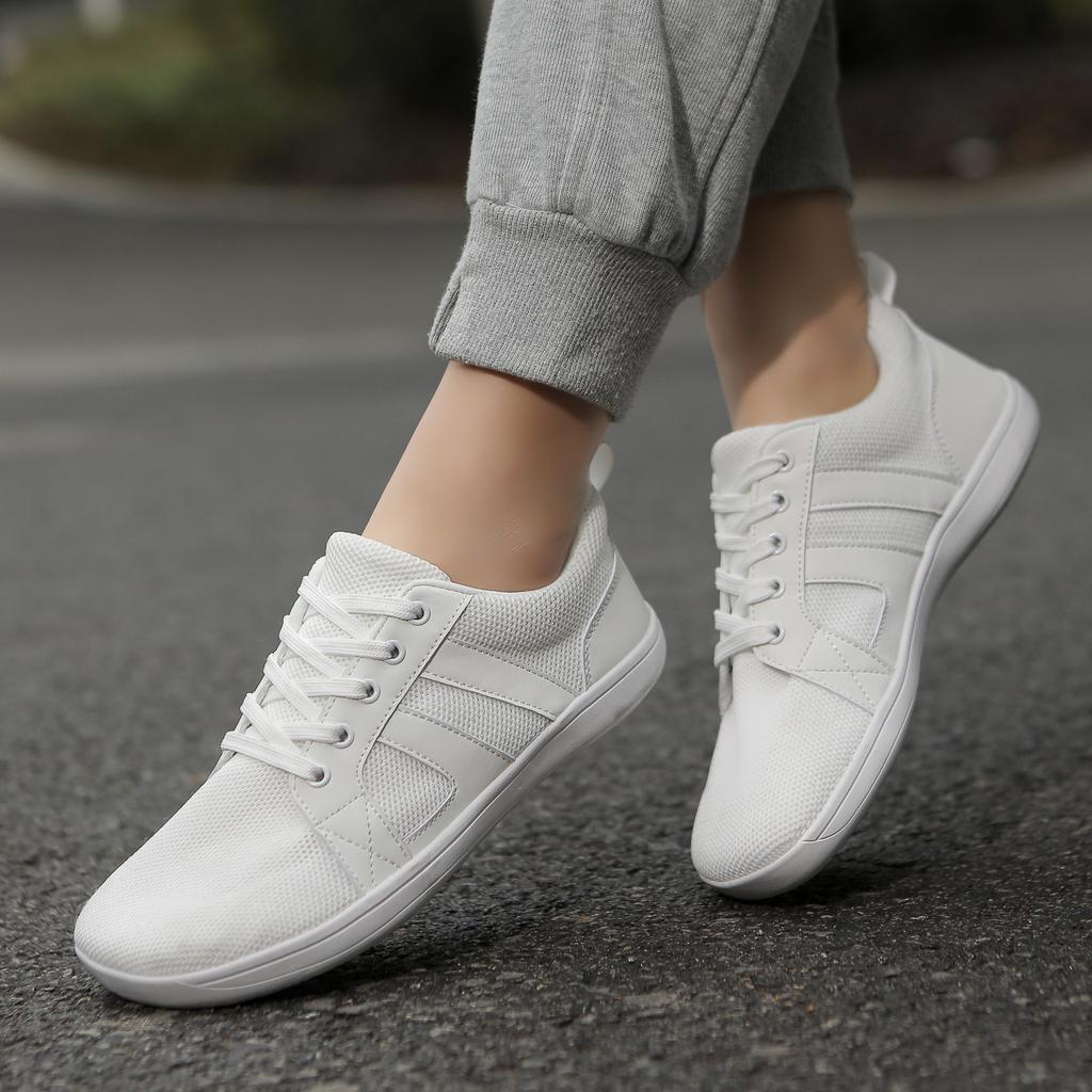 Wide head shoes non-slip soft sole large size mesh sports shoes breathable casual shoes wide feet fat widened barefoot shoes