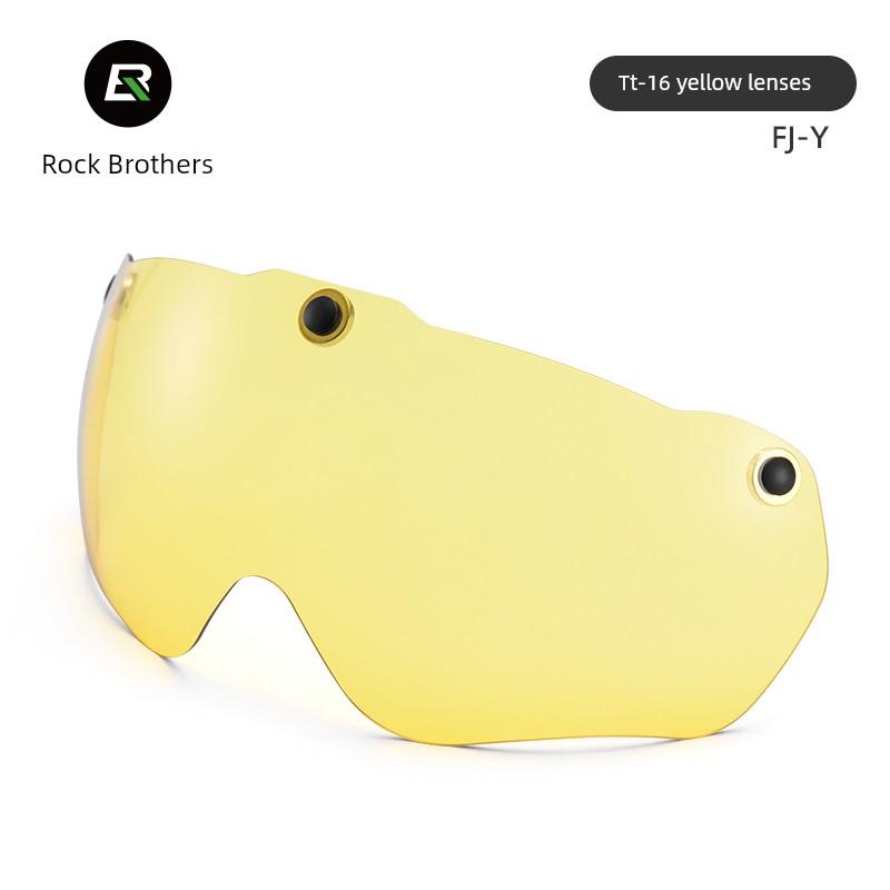 Rock Brothers Fietshelm Goggles met Kleurveranderende Lenzen voor Mountainbikes en Racefietsen, Winddicht en Insectenwerend
