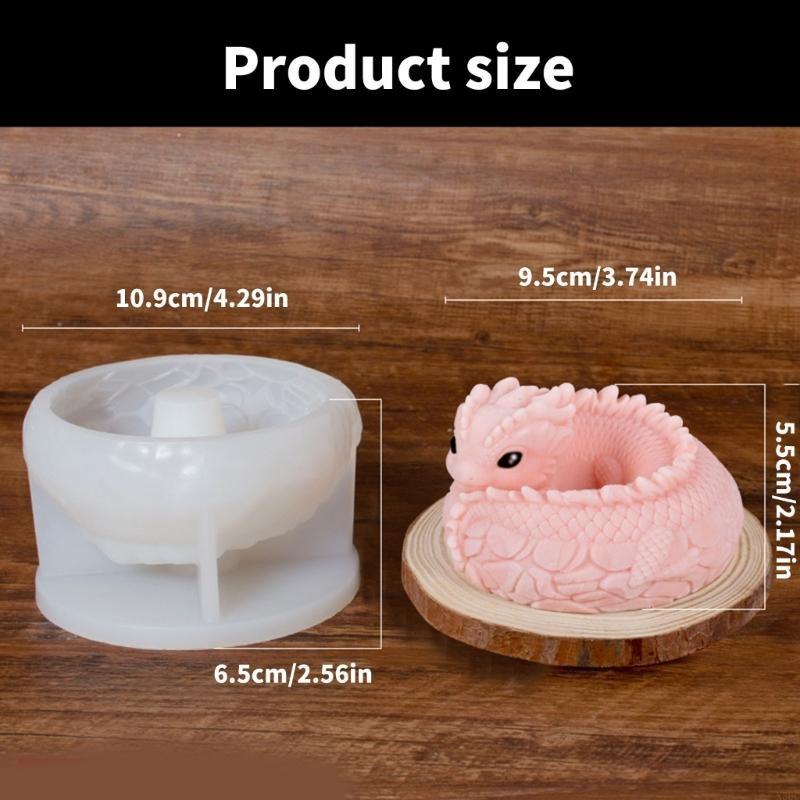 Dragon Silicone Molds Nonstick Mousses Cake Molds Cake Decorating Tool for Truffles Cheesecakes Easily To Clean X3UC