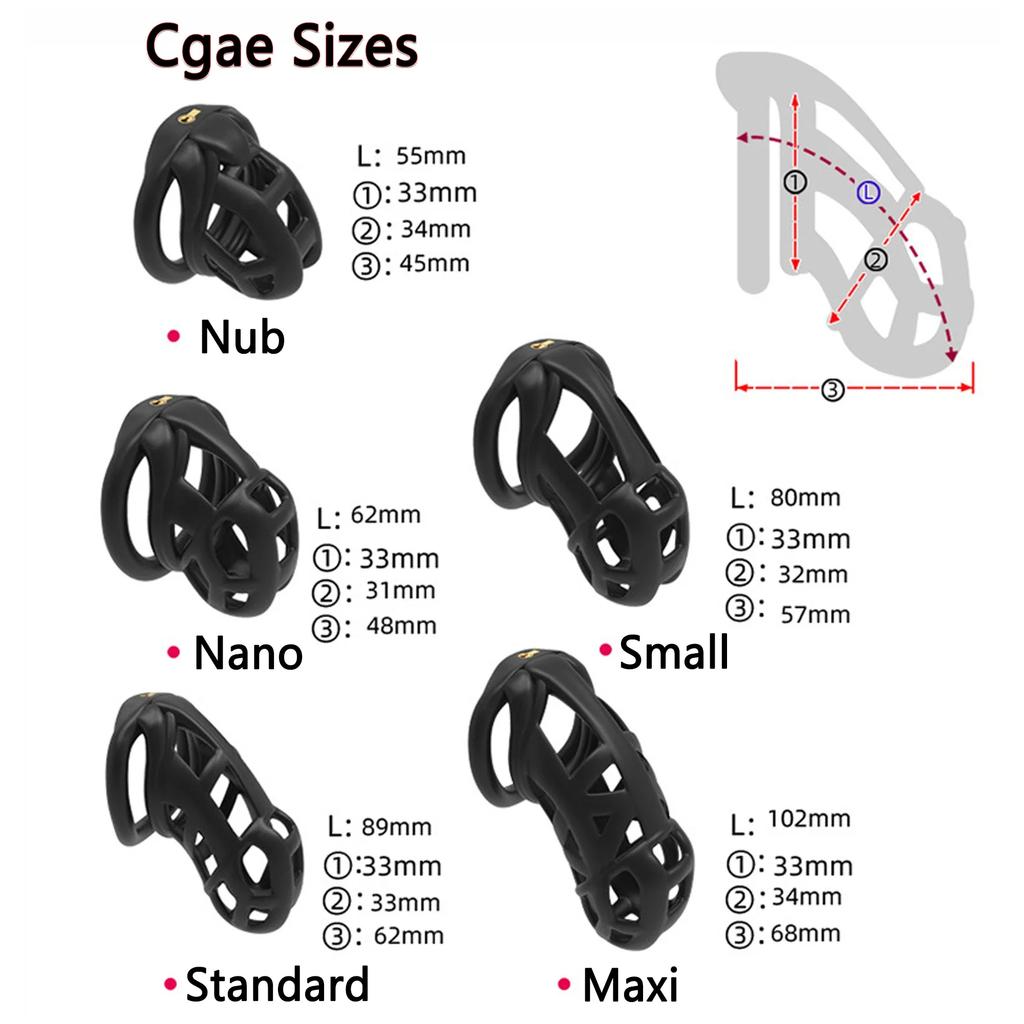 Mamba Chastity Cage for Men – Beginner-Friendly Sissy/Femboy Cock Cage with Lock Rings (Adjustable Belt Design, 18+ Adult Toy)