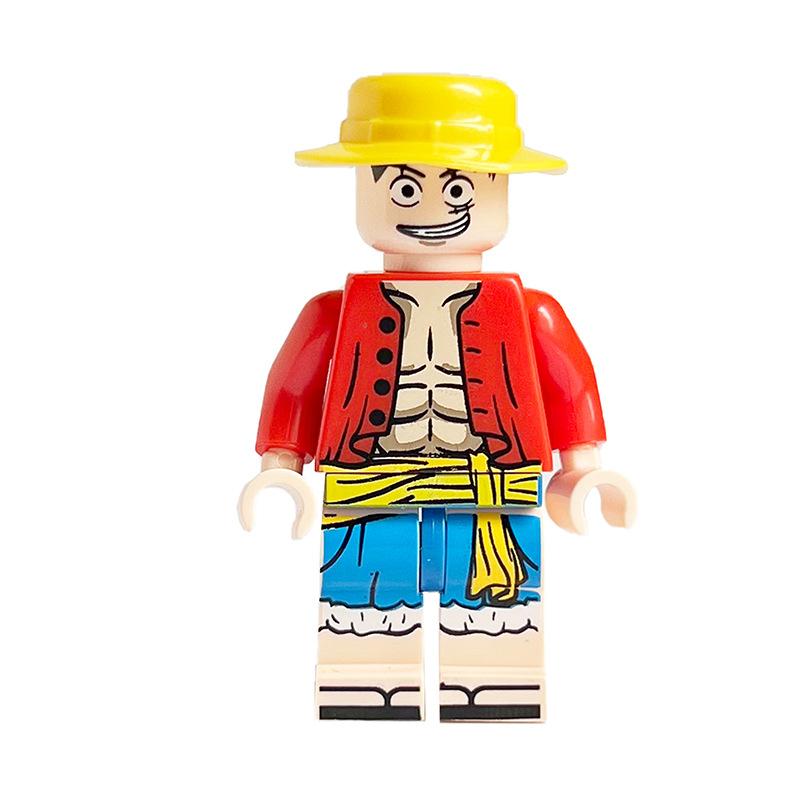 Ninja Warrior Superhero Doll With Weapon Single Building Block Assembly Toy
