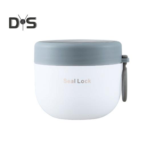 

Контейнер для приготовления еды пищевого качества на 600/800 мл с крышками, удобная чашка для парфе, контейнер для переноски 600ML белый