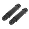 2PCS Outboard Transom Saver Aluminum Alloy Rubber Boat Motor Transom Support for Outboards Motor Trim Tilt Systems