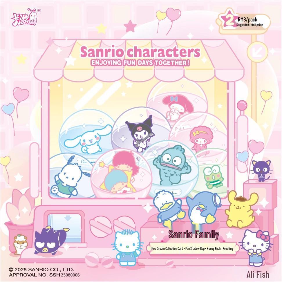 Kayou Sanrio Moe Dream Serie 2 Sammelkarten Blind Box Set - Mädchen Kollektion