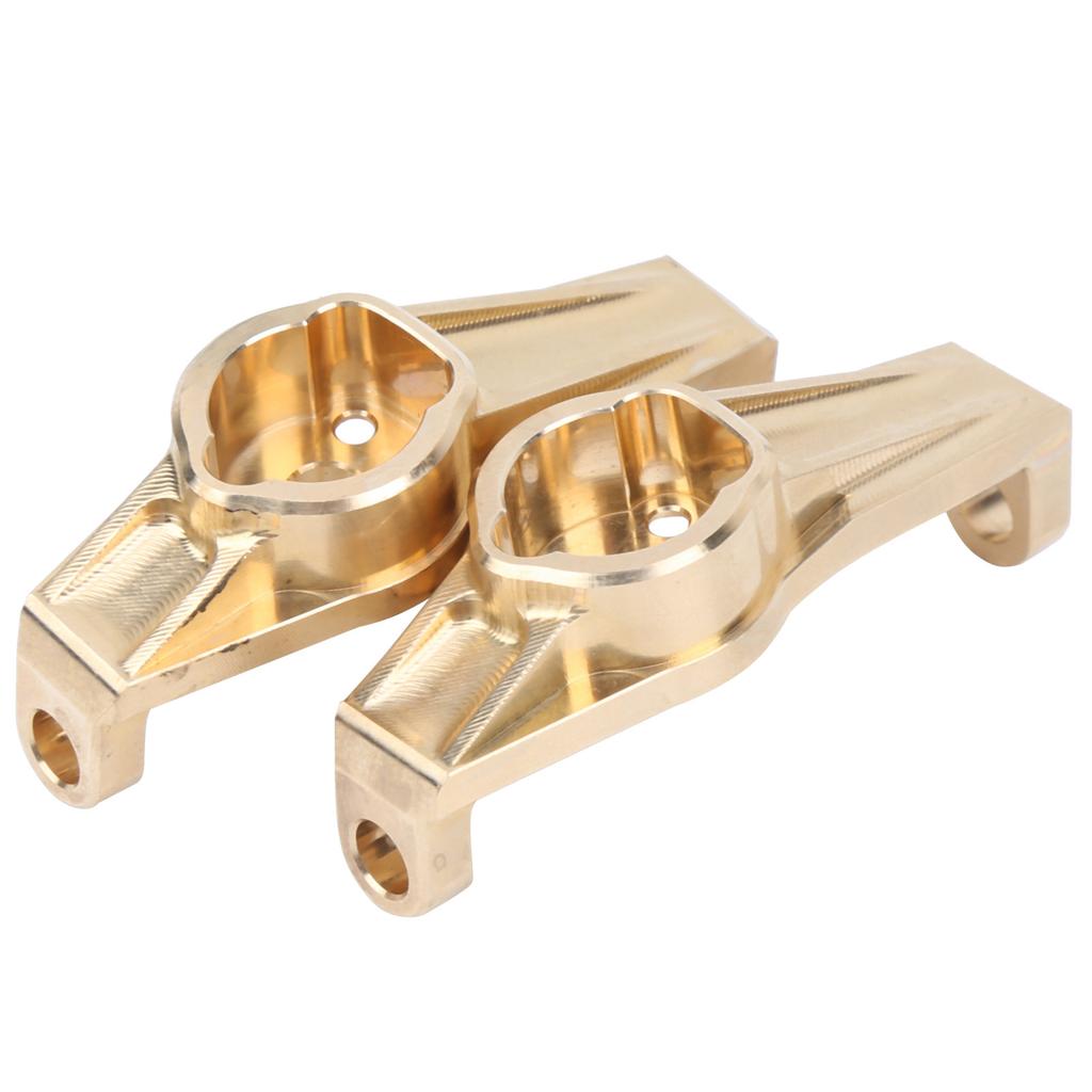1 Pair Front Hub Carrier Heavy Duty Brass RC Accessory for Traxxas 110 RC Counterweights