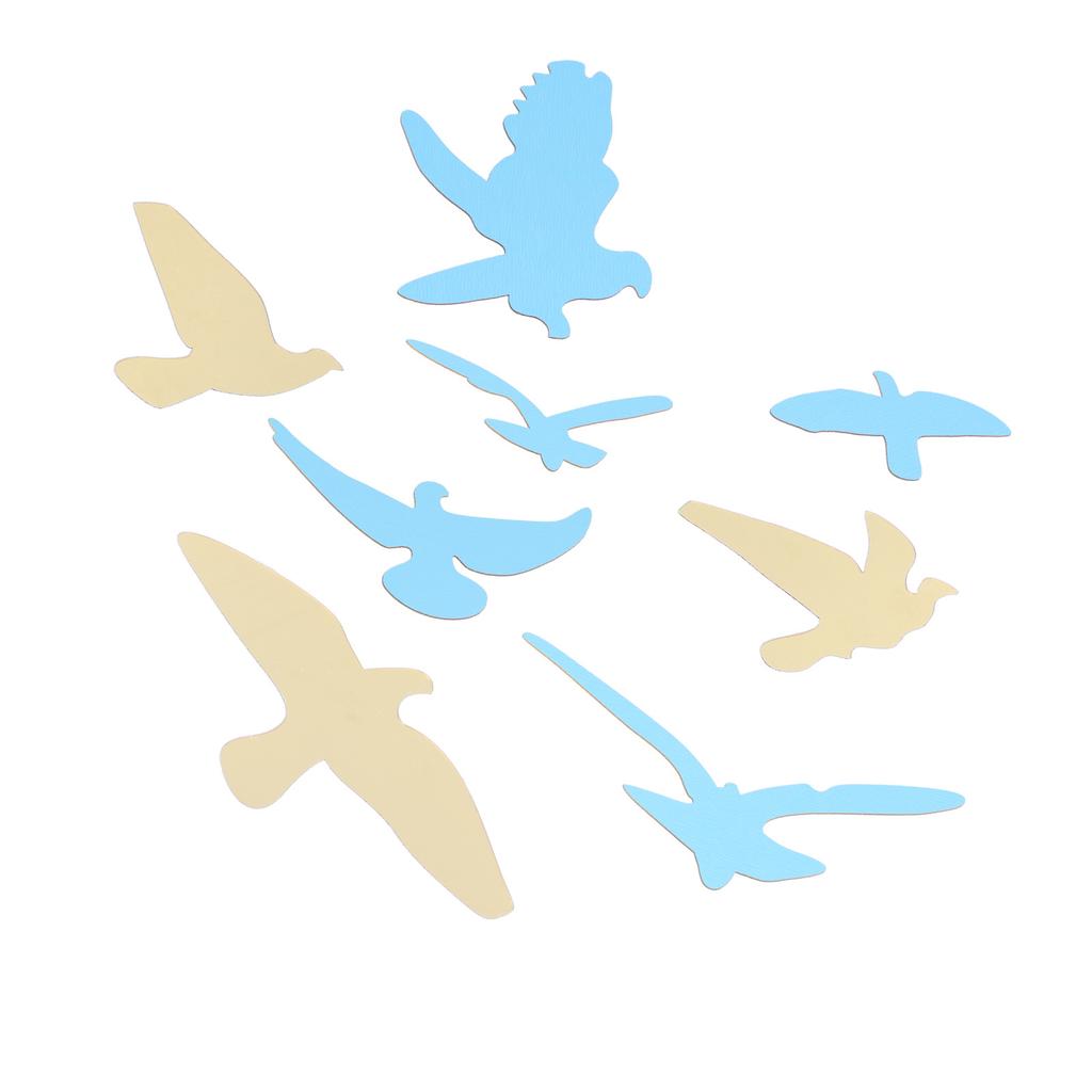 Bird Shape Mirror Wall Sticker Wall Decals for Living Room Bedroom Decoration