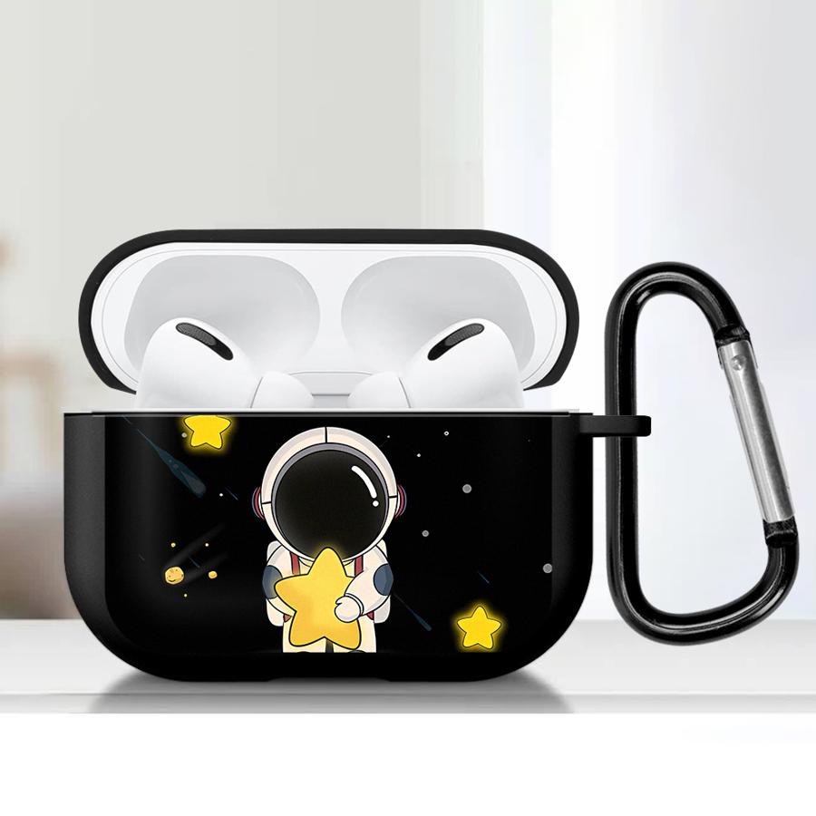 Cute Astronaut Print Case For Airpods 2 Pro 4 Pro3 1 Pro2 3 Earphone Cases Cover