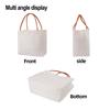 Korean Canvas Bag Women'S Shoulder Messenger Bag Fashionable Large-Capacity Class Tutoring Bag Simple Versatile Tote Bag