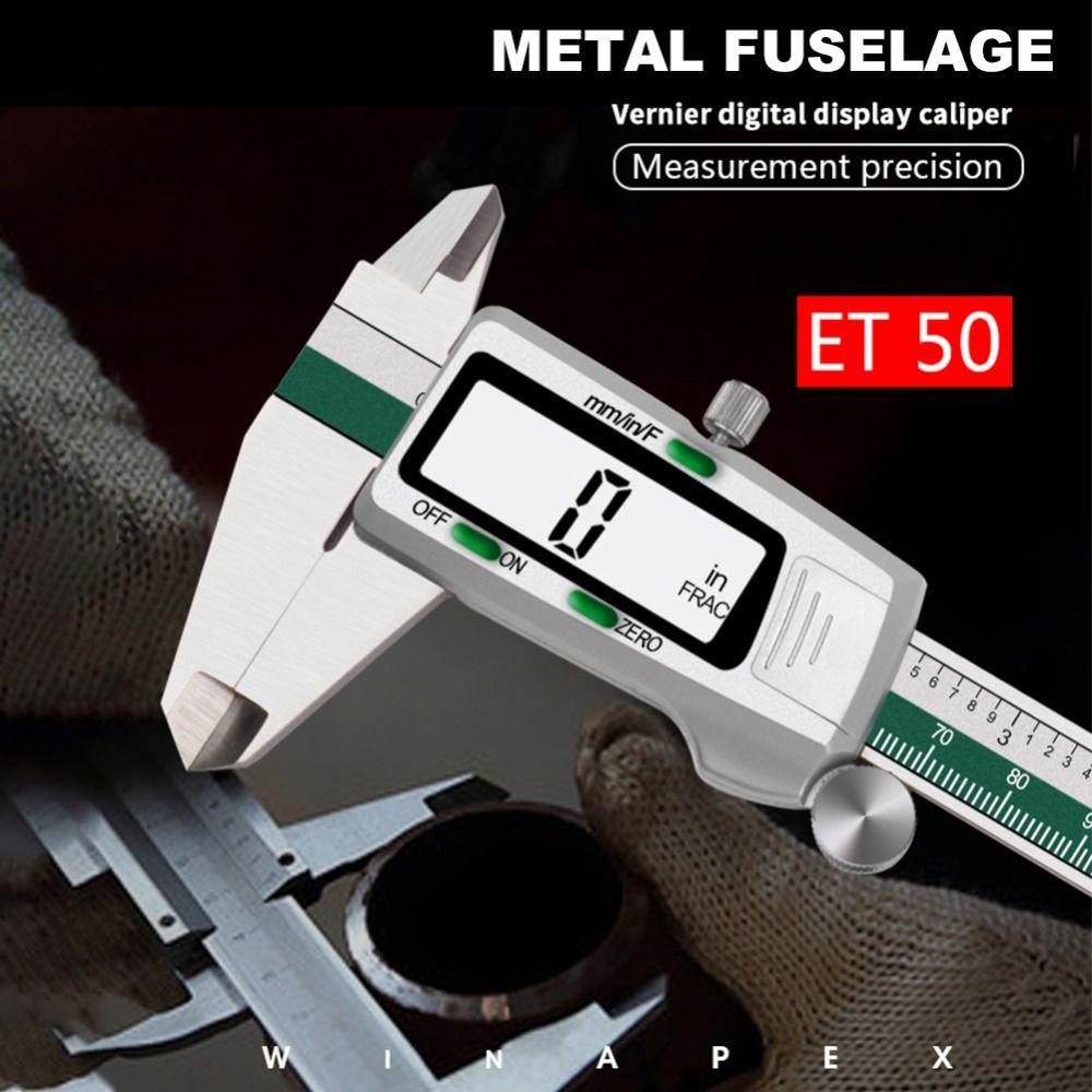 150mm Vernier Caliper LCD Display Digital Caliper Portable Slide Caliper  Measuring Tool