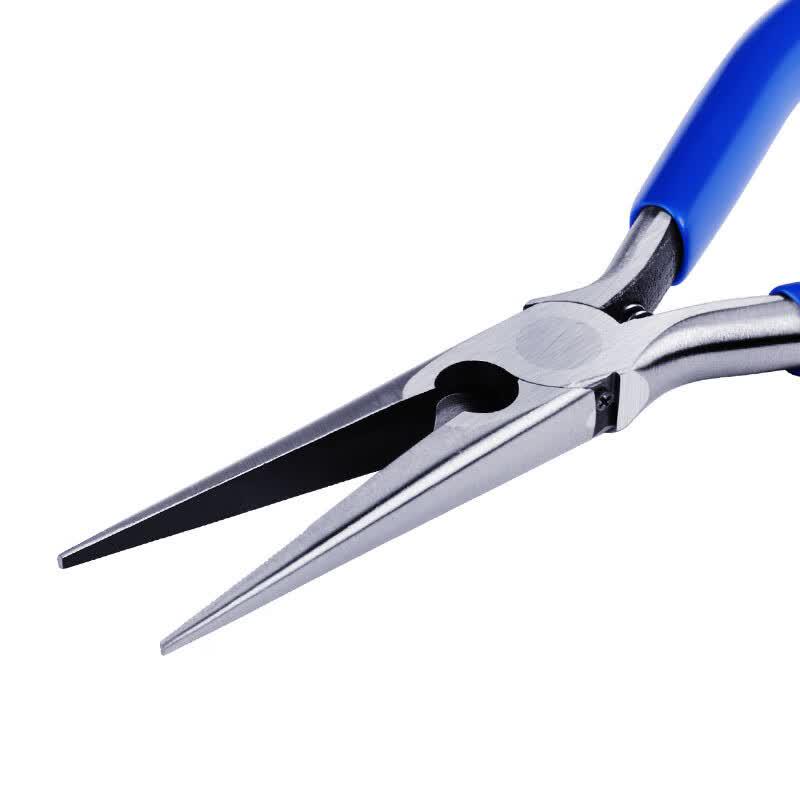 KEIBA Professional 6-inch Precision Smooth Jaw Long Nose Pliers