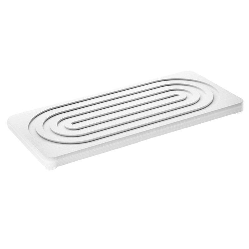 Quick Drying Water Absorbing Stone Tray For Sink, Bathroom Countertop Diatomite Tray, Drying Mat For Kitchen Counter