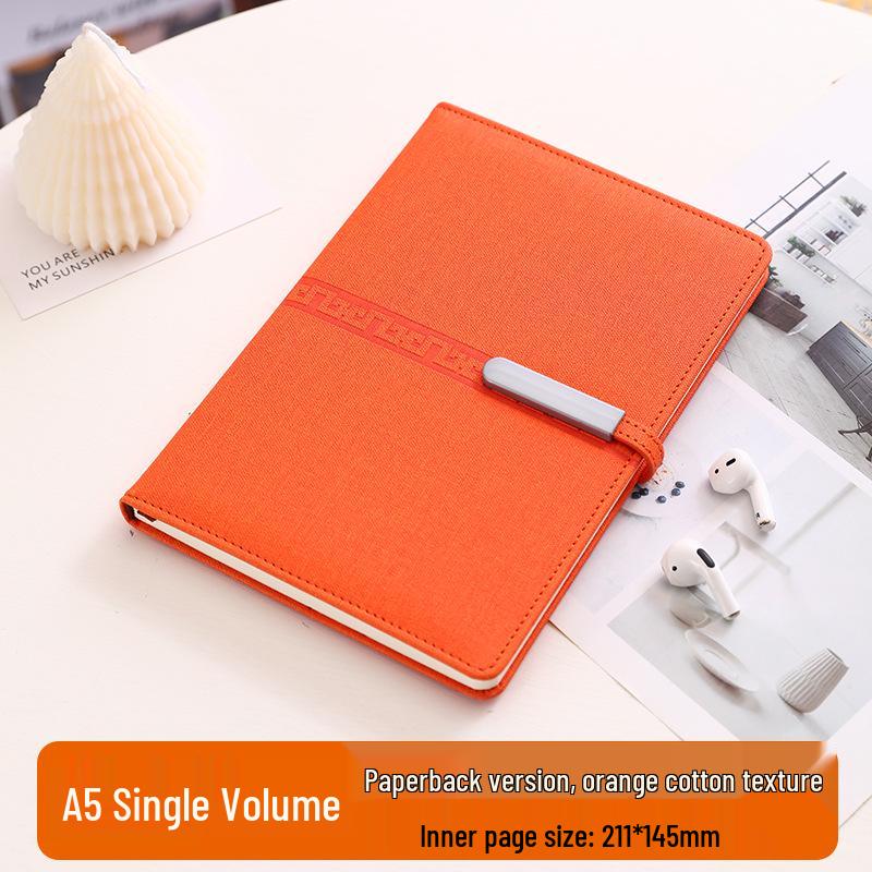A5 Custom Logo Business Gift Set: Magnetic Closure Notebook & Diary