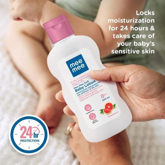 Mee Mee Chamomile and Fruit Extracts Baby Lotion (200ml) | Nourishing Care for Gentle Baby Skin | Enriched With Chamomile And Fruit Extracts