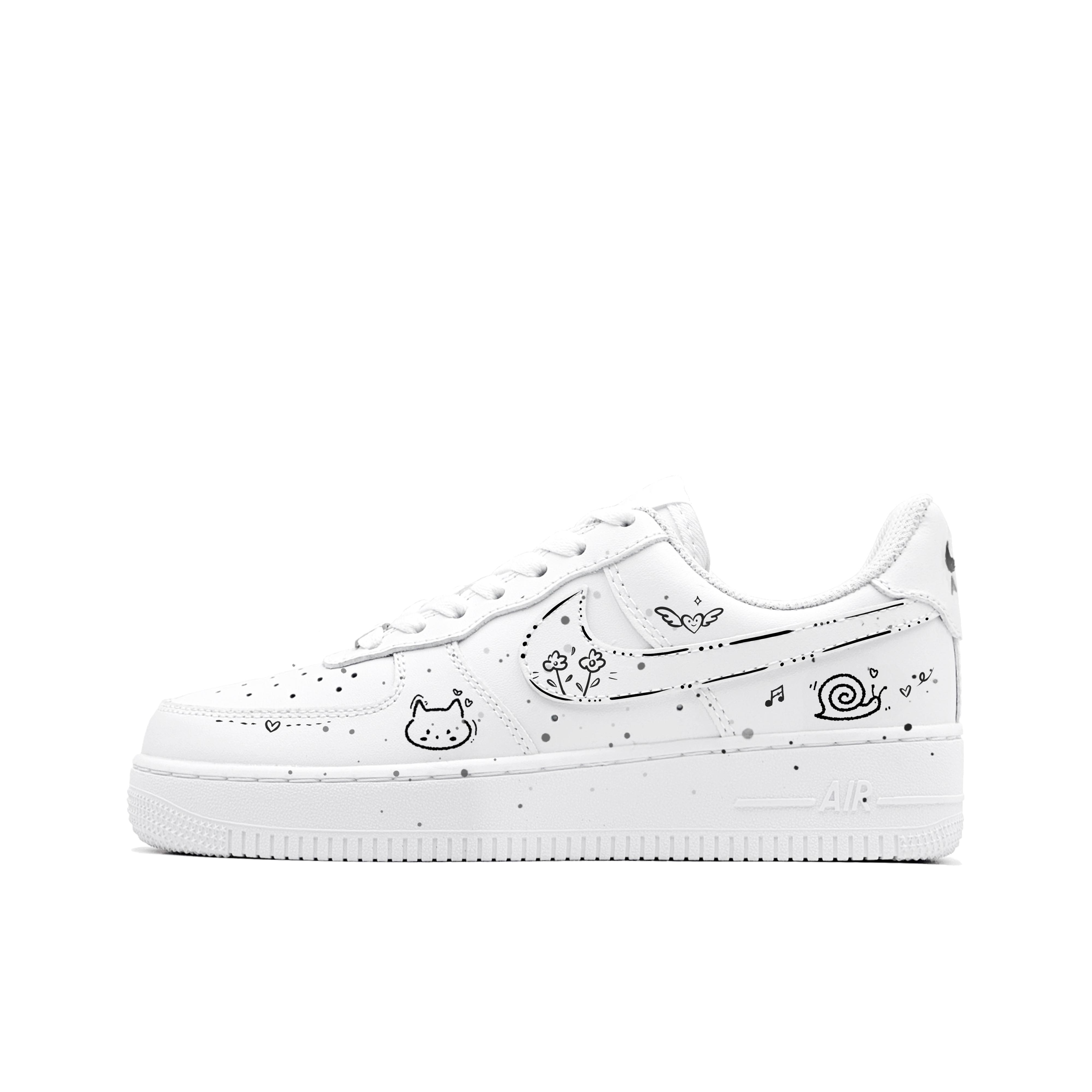 

Nike Air Force 1 Slip Resistant Abrasion Resistant Slip Resistant Abrasion Resistant Low top Skateboard Shoes Unisex CW2288-111(Team403-) 38.5