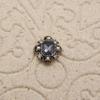Antique Bronze Rhinestone Mickey & Butterfly Hair Clips