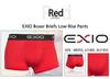 Exio Functional Underwear Front Closure Boxer Sizes 8 All Size M Men's 4-Piece Set, Antibacterial, Odor-Resistant, Moisture-Wicking, Quick-Drying,
