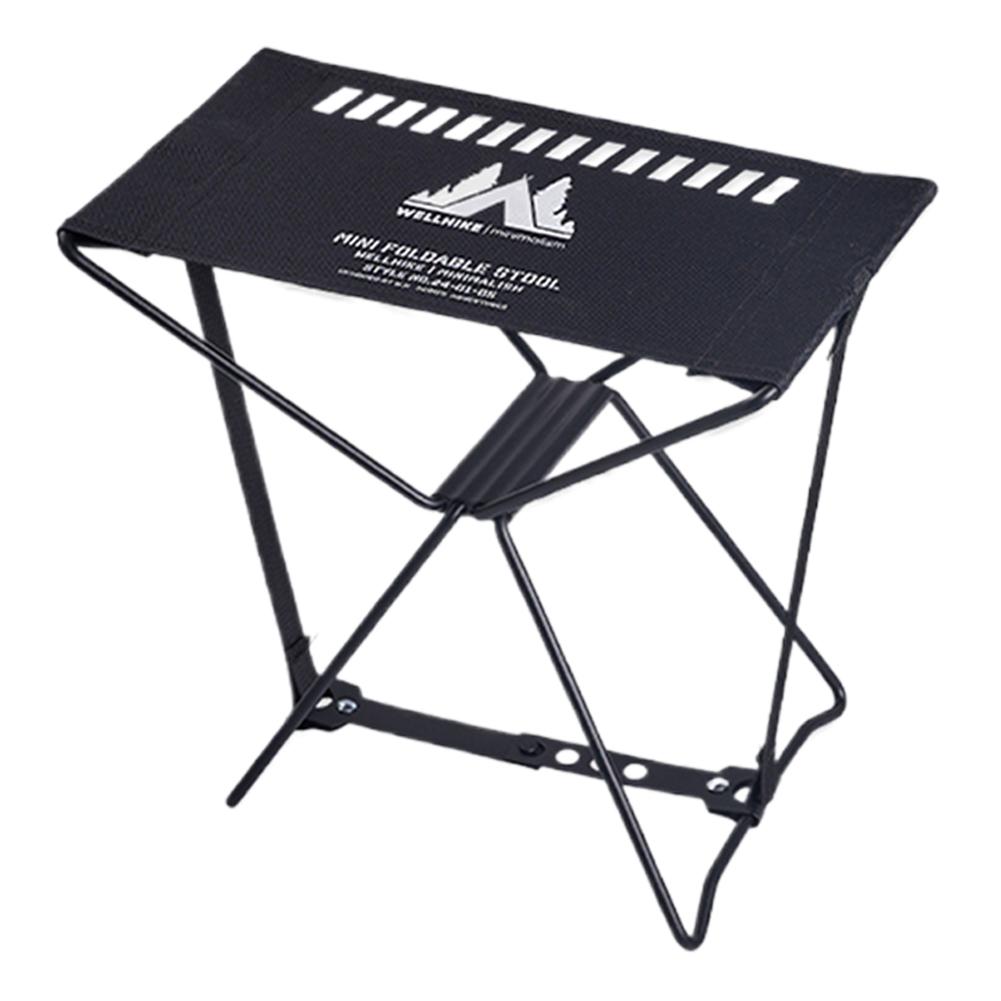 Portable Folding Stool Waterproof Outdoor Camping Stool High Load-Bearing Collapsible Travel Stool for Hiking Backpacking