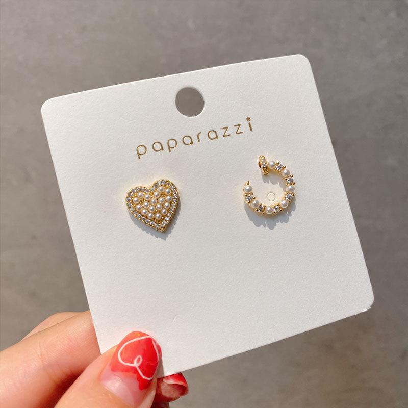 Koreanische S925 Sterlingsilber Perlenstecker - Trendiges und Elegantes Design