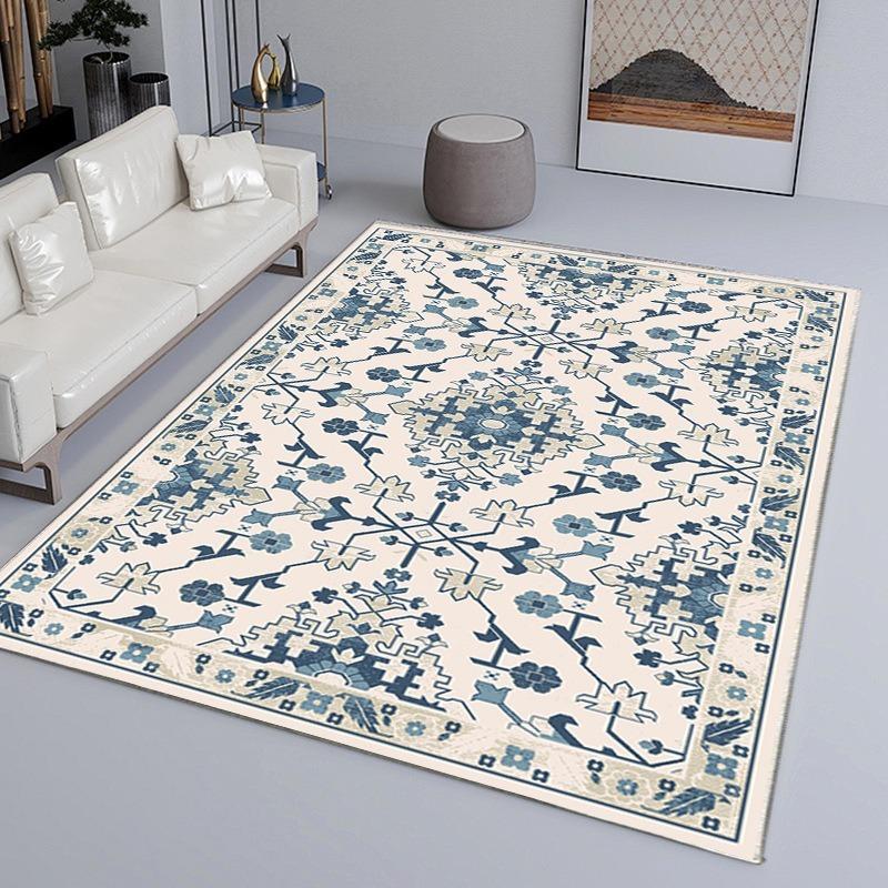 Moroccan Style Printing Large Carpet Anti-slip Wear-resistant Soft Mat for Living Room Bedroom Rug Classic and Ethnic Beautiful