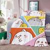 Cartoon Kawaii M Molang Blanket Soft and Skin Friendly For Couch Bed Napping Bedspread All Seasons Comforter