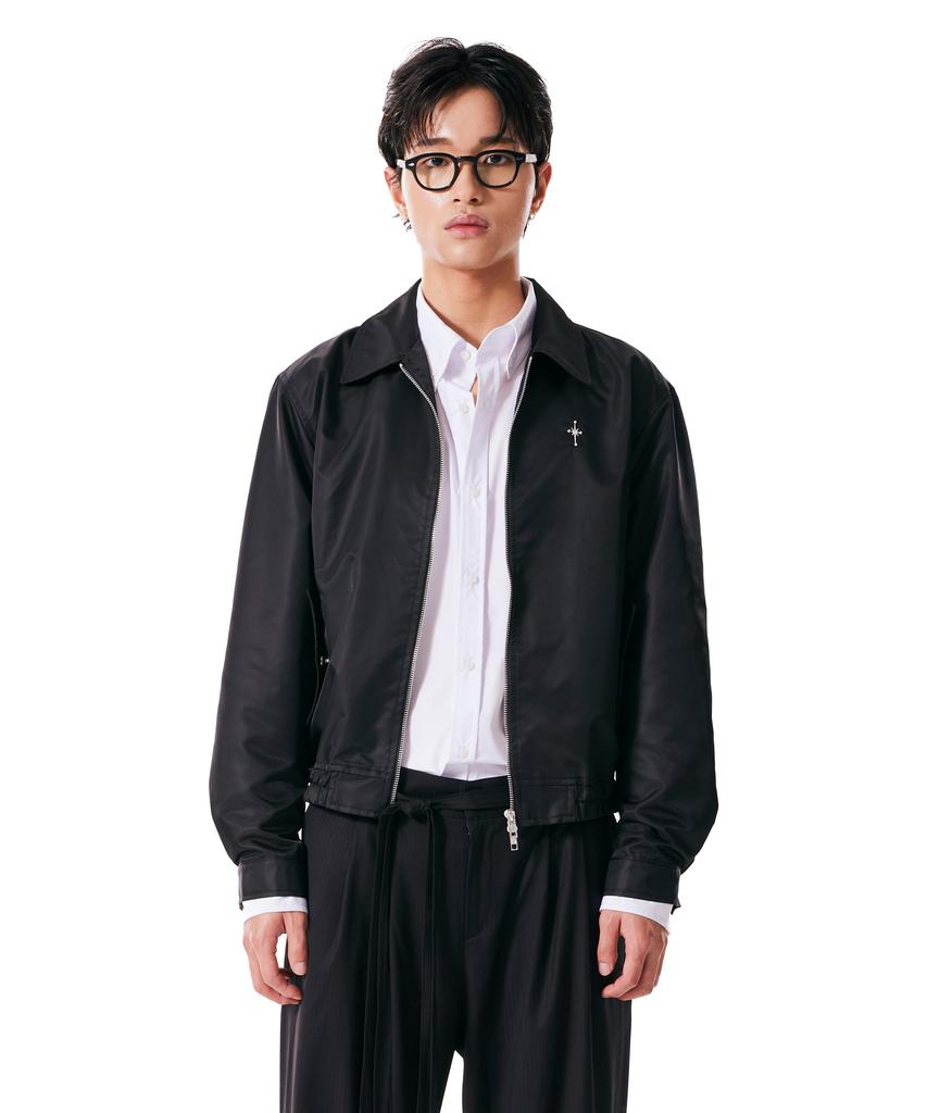 Iugamakaras Nylon Bomber Jacket (Black)