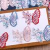 1Pcs Colourful Embroidered Butterfly Tulle Lace Trim PatchRepair DlY Hairpin Headdress Garme Sewing Decoration