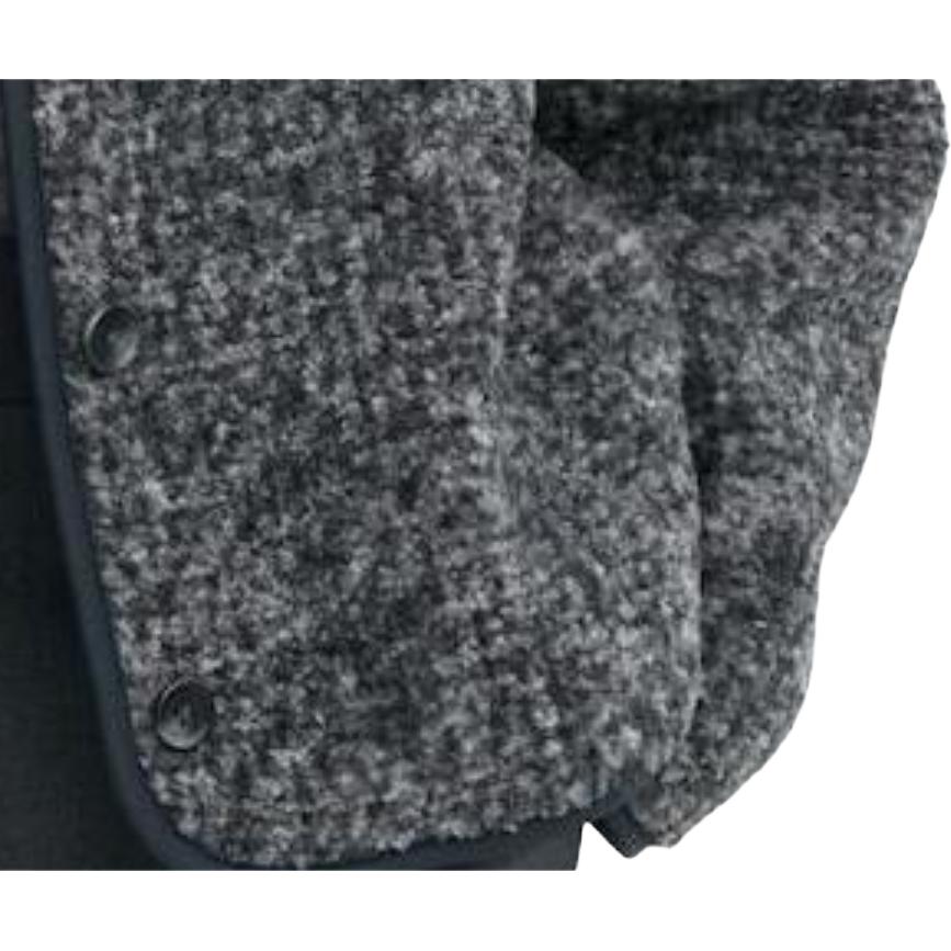UNIQLO Solid Color Single-Breasted Drop Shoulder Long Sleeve Fleece Coat Women coats Dark-Gray 461660-08
